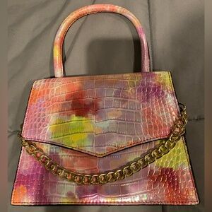 New women’s Colorful Crocodile-Embossed Women's chain Handbag
